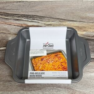 (3) NWT ALL-CLAD 8x8 PRO RELEASE SWURE CAKE PAN